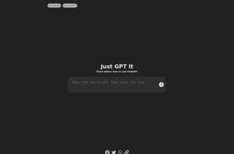 Just GPT It