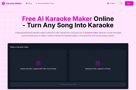 Karaoke Maker – 在线卡拉OK制作工具