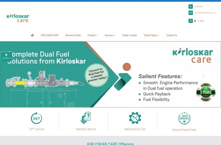 Kirloskar Care – Kirloskar发电机和发动机的授权服务品牌