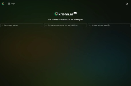 Krishn.ai翻译站点