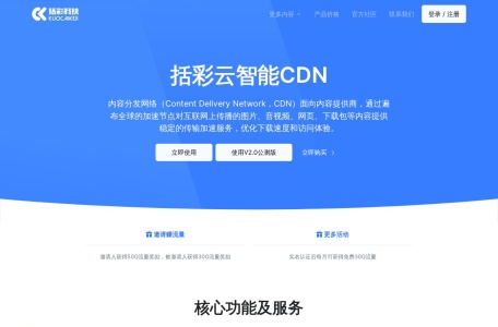 括彩云智能CDN