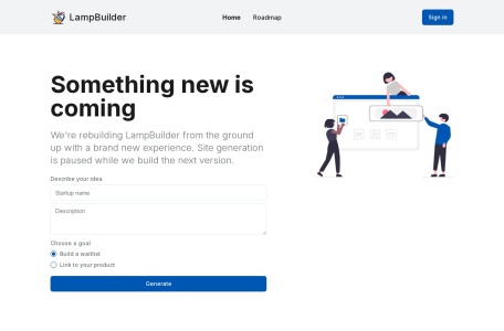 Lampbuilder – 瞬间创建令人惊叹的落地页翻译站点