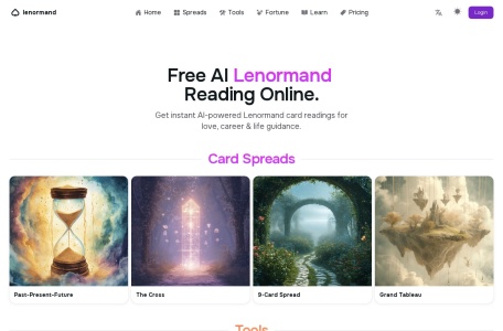 AI雷诺曼占卜-我爱网址导航