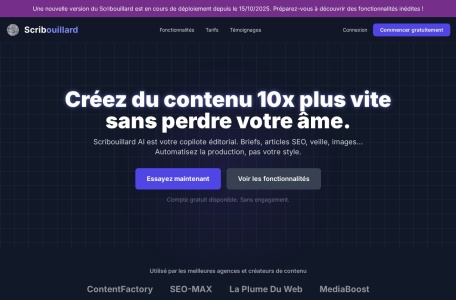 Le Scribouillard – Rédaction SEO par IA