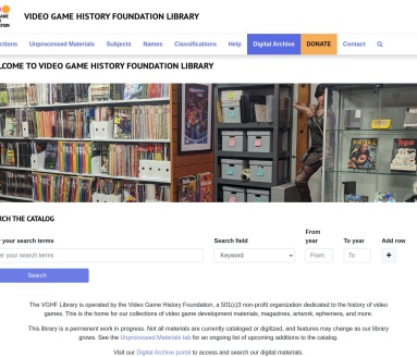 电子游戏数字图书馆