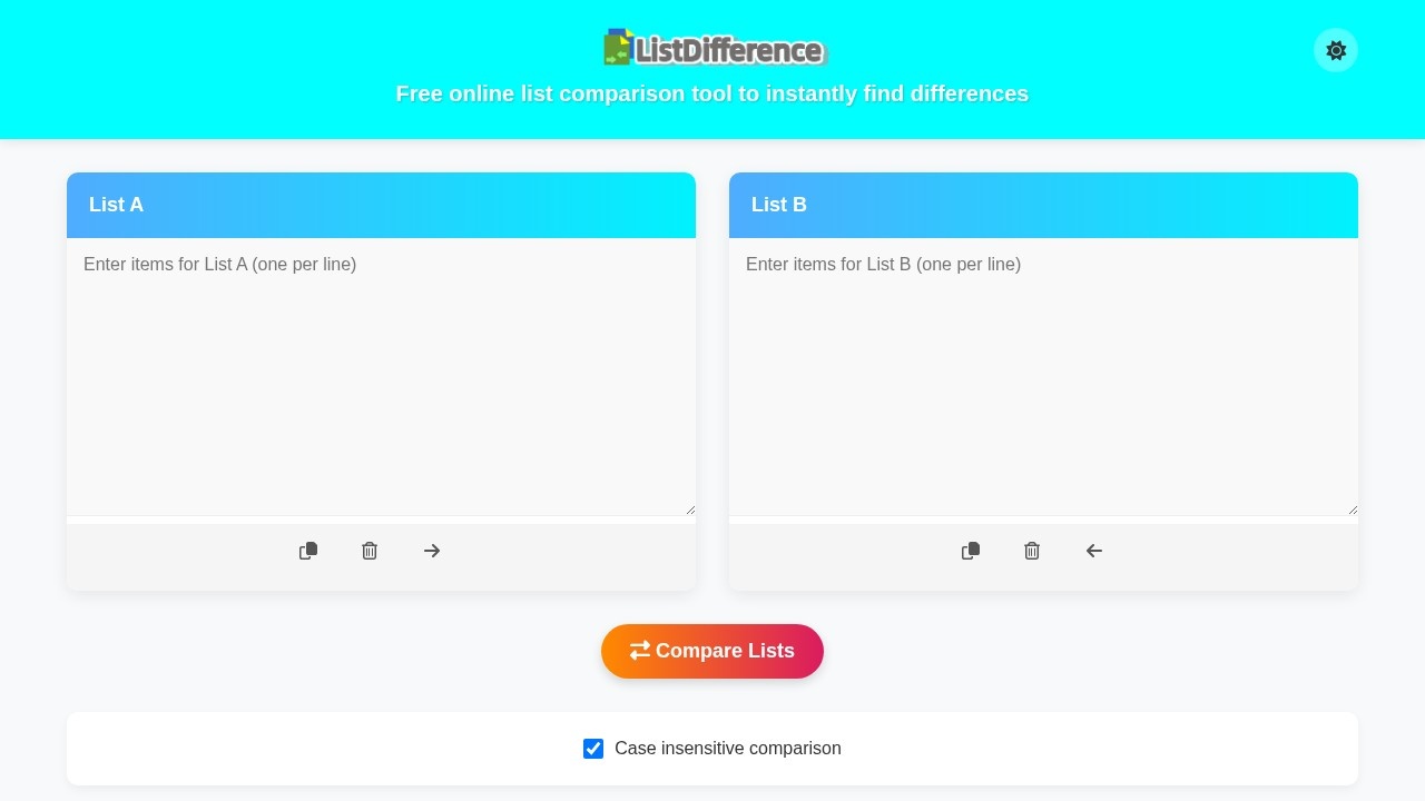 List Difference