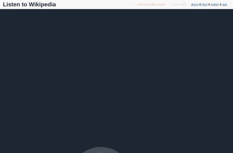 Listen to Wikipedia