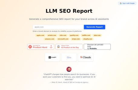 LLM SEO Report