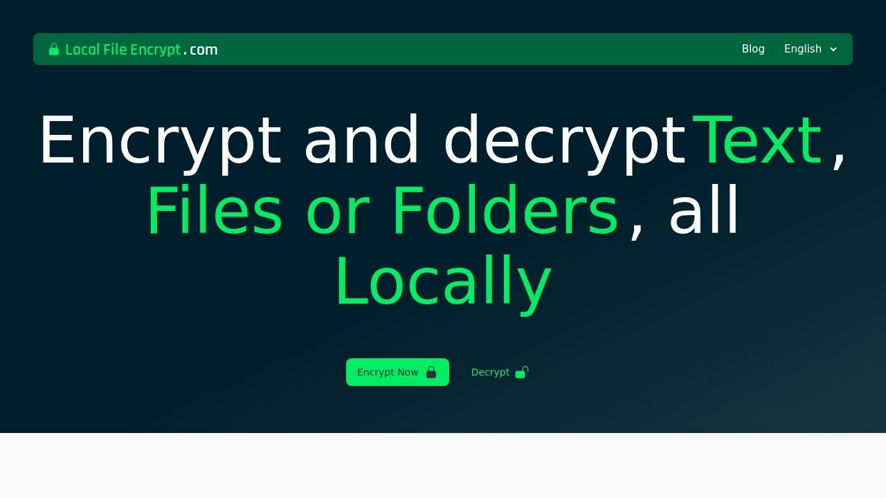 Local File Encrypt