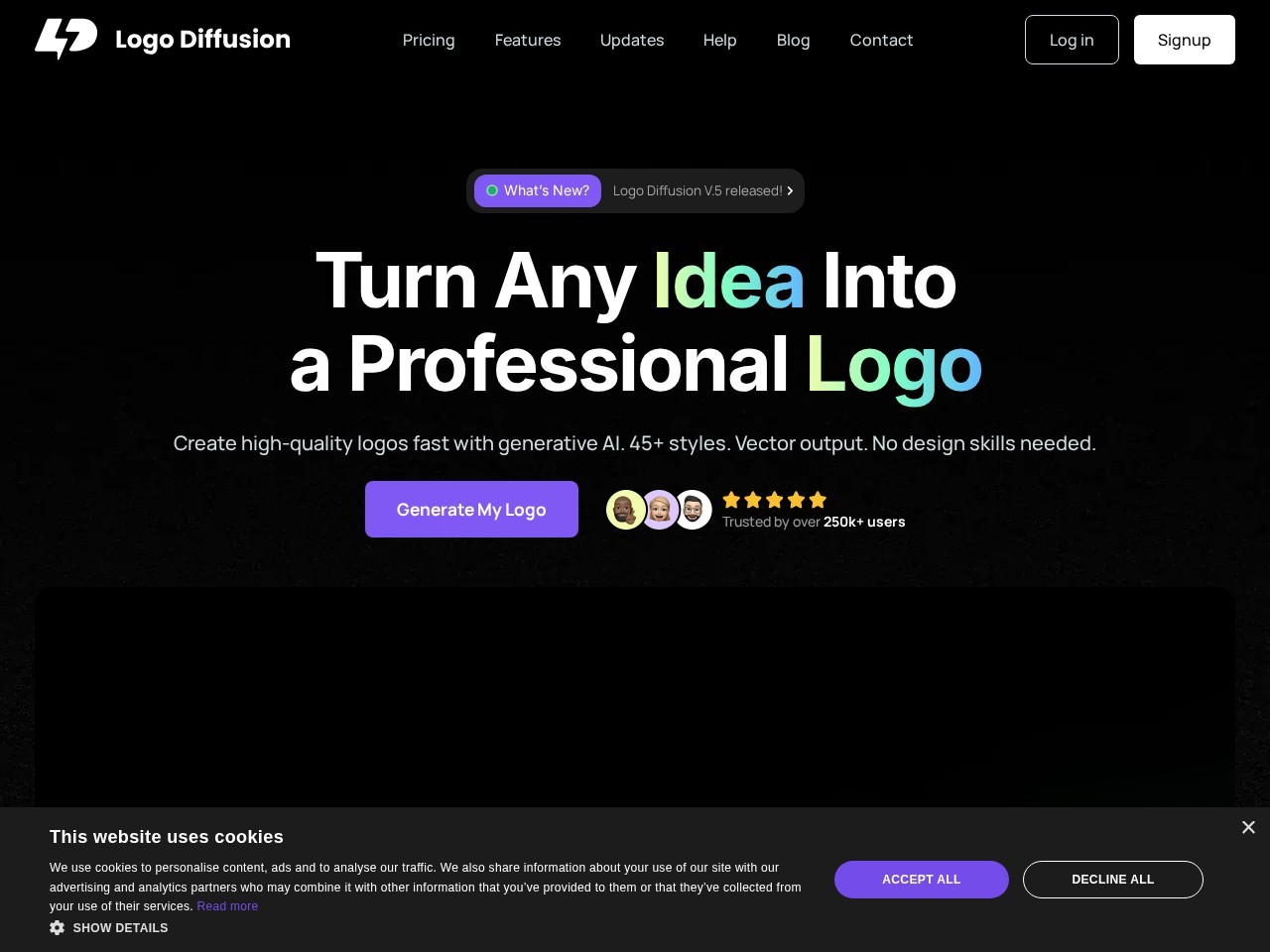 LogoDiffusion – 一款AI logo辅助设计神器