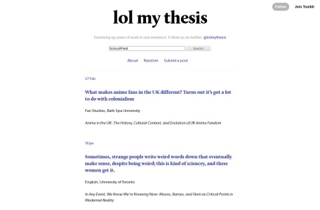 lolmythesis