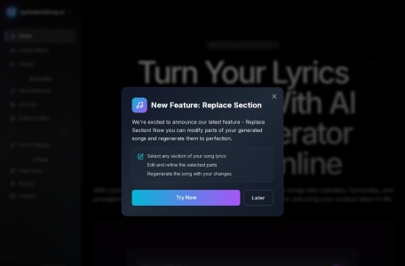 Lyrics Into Song AI