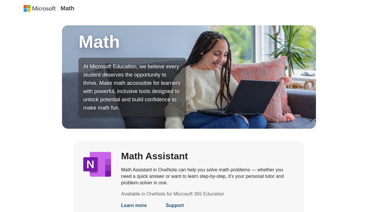 Microsoft数学求解器