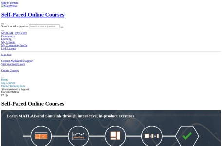 Self-Paced Online Courses