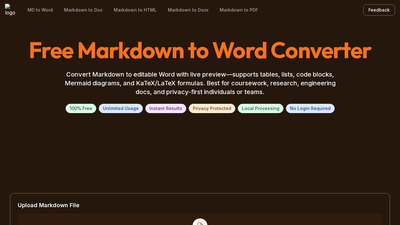 Markdown转Word