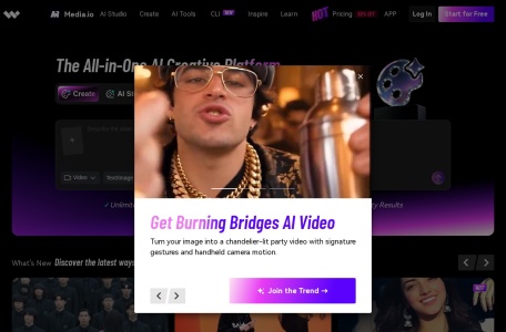 Media.io AI Image Upscaler