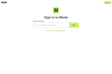 Mode Analytics
