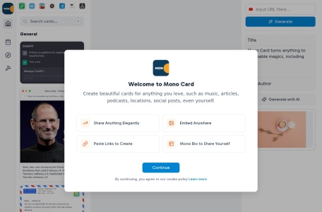 物言卡片-我爱网址导航