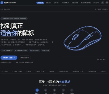 鼠探 MouseFinder · 智能鼠标推荐