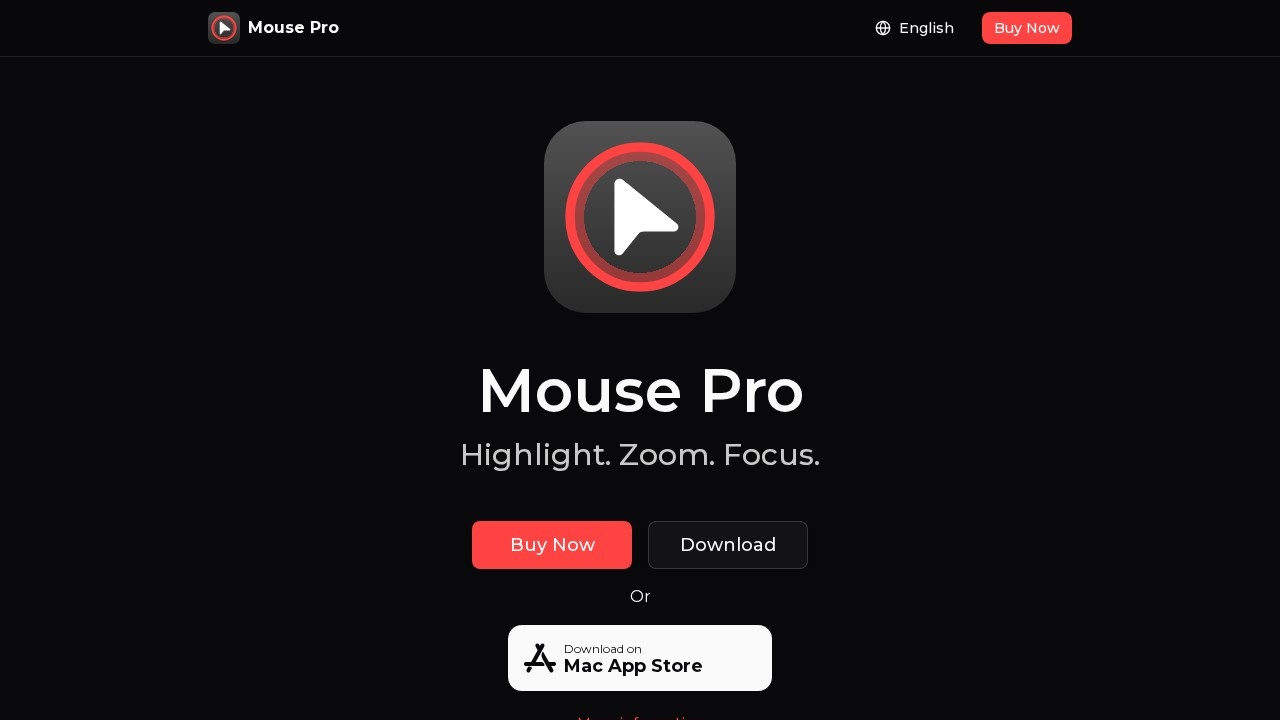 Mouse Pro 屏幕演示高亮工具
