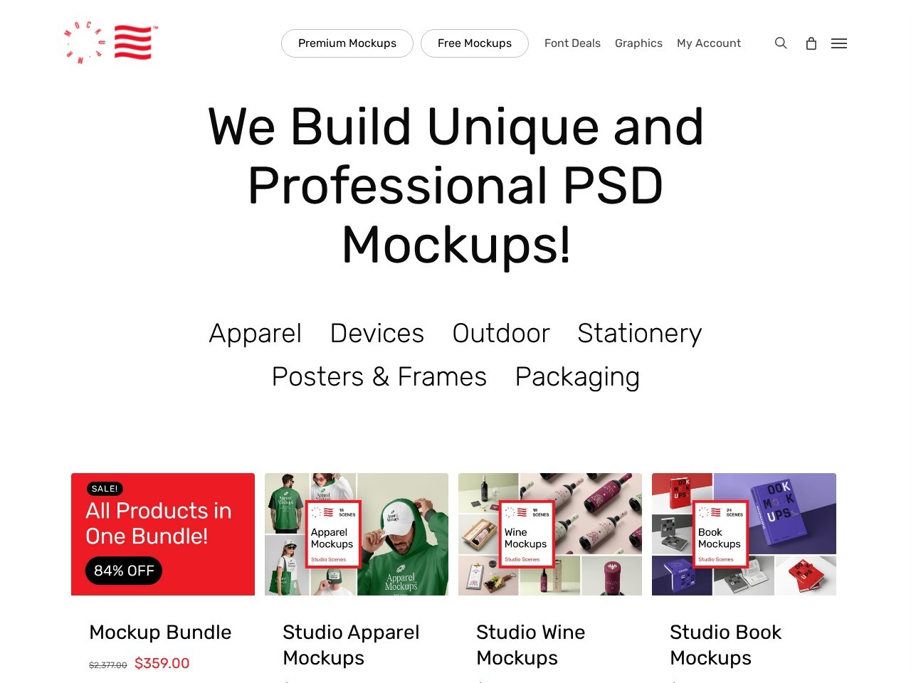 PSD Mockups &amp