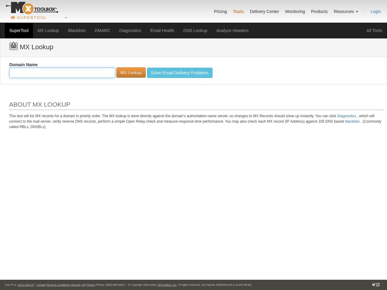 MXToolbox
