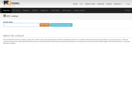 MX Lookup Tool