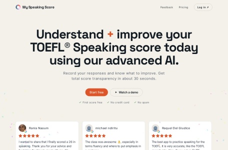 My Speaking Score