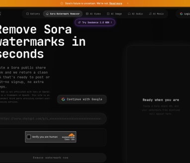 Sora2 无水印视频工具Sora Watermark Remover