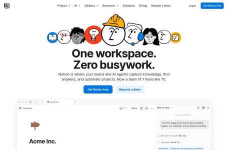 Notion AI – 智能协作笔记
