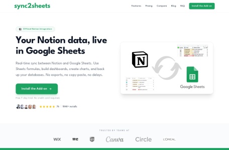 Sync2Sheets