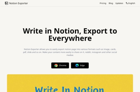 Notion Exporter