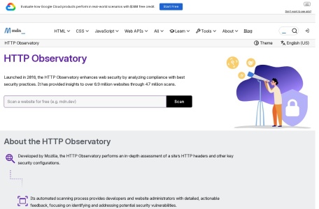 Mozilla Observatory – 网站安全检测
