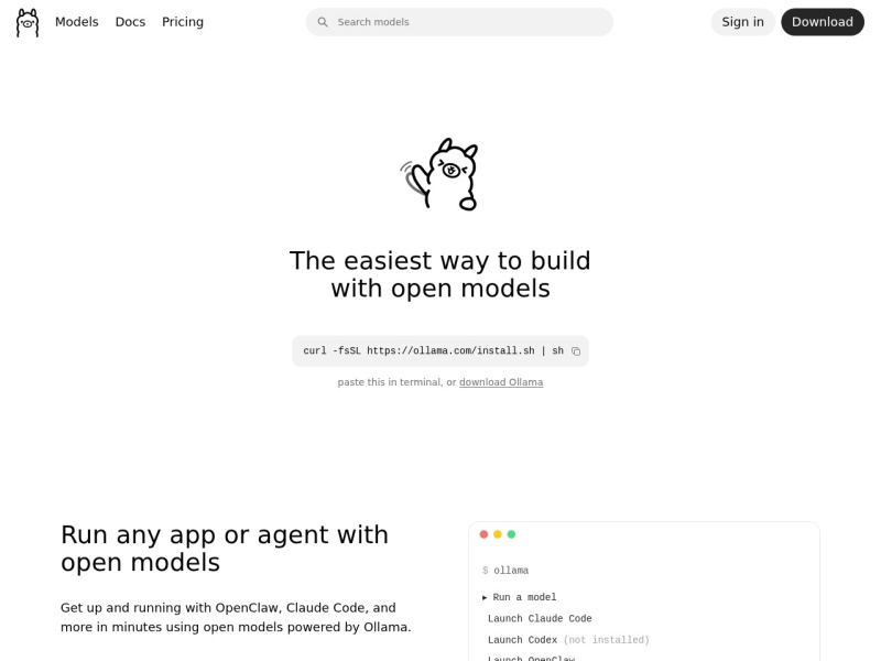 Ollama – 本地运行大语言模型的开源工具