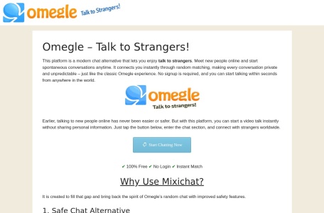Omegle Talk To Strangers翻译站点