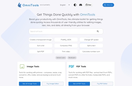OmniTools 在线工具箱