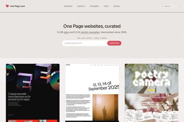 One Page Love