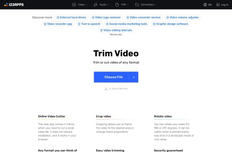 在线剪辑视频_该 web 应用在剪辑小型视频文件时非常方便。无需安装任何程序，只需浏览器即可使用