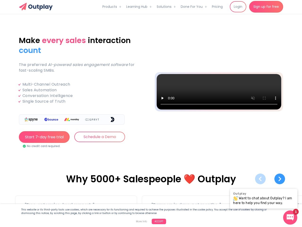 Outplay – 销售跟进和销售自动化平台