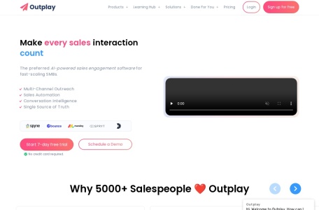 Outplay: Sales Engagement & Sales Automation Platform