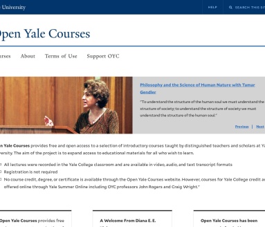 Open Yale Courses