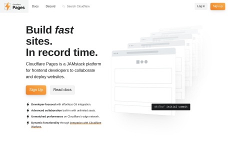 Cloudflare Pages-我爱网址导航