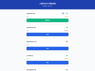 小鹿乐玩iOS网盘资源