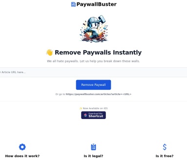PaywallBuster一键破除付费限制