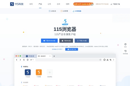 115浏览器