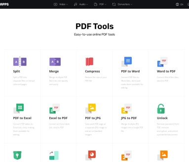 PDF.io 免费PDF工具集