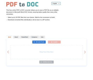 PDF转DOC
