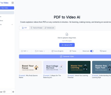 PDF to Video