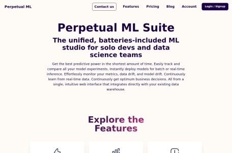 Perpetual ML