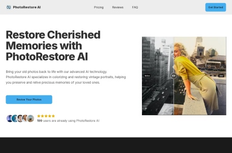 PhotoRestore AI